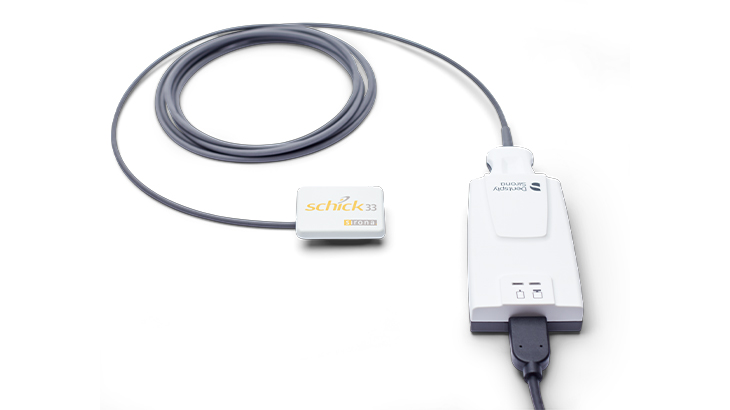 Dentsply Sirona Schick 33 Intraoral Sensor, connected