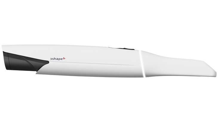 Right side view of 3Shape TRIOS 5 intraoral scanner