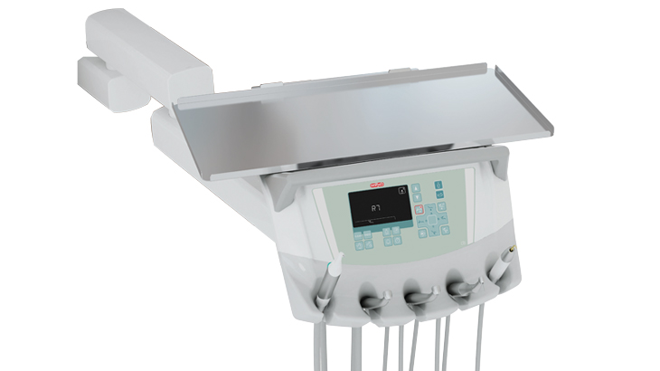 Rear version of the Cefla Anthos R7 LCD Touch delivery unit