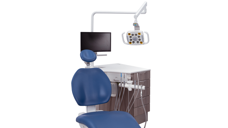 A-dec Inspire 397 cabinet with 311 dental chair