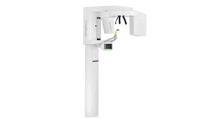 Side view of Dentsply Sirona Orthophos S 2D/3D Imaging Unit