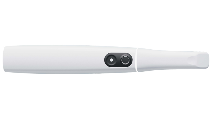 Top view of 3Shape TRIOS 5 intraoral scanner