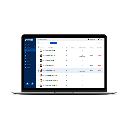 Dental Intelligence Engagement patients screen