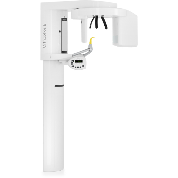 Side view of Dentsply Sirona Orthophos E Imaging Unit