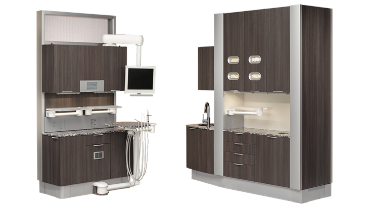 A-dec Inspire 500 dental cabinet