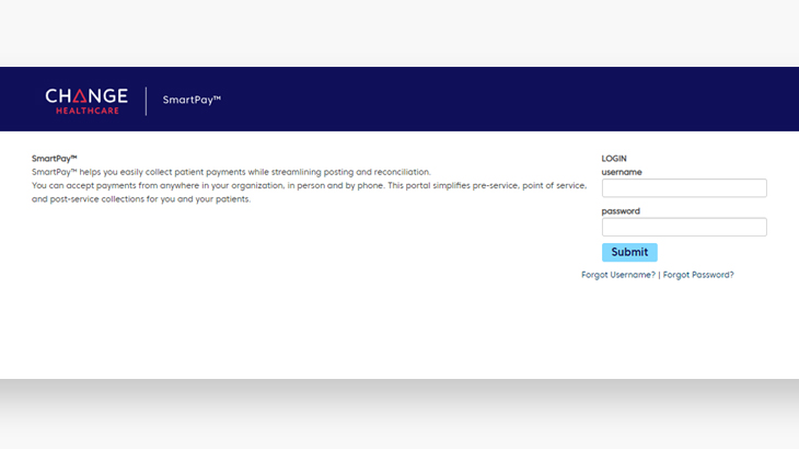 Screenshot of Fuse eStatements for dental practices