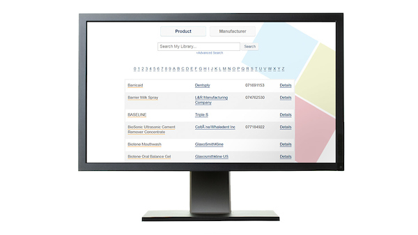 Desktop view of AutoSDS online data safety sheets