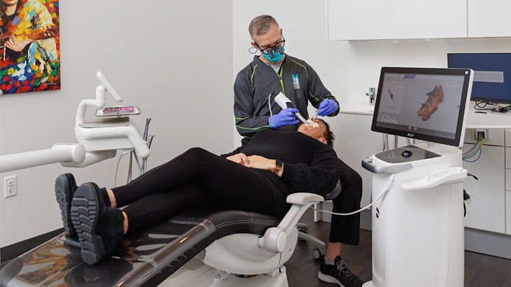 Treatment room at McDonald Dental Group