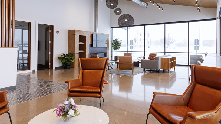 Reception area at McDonald Dental Group