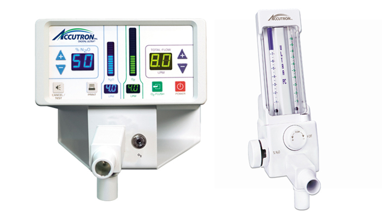 Accutron nitrous flowmeters